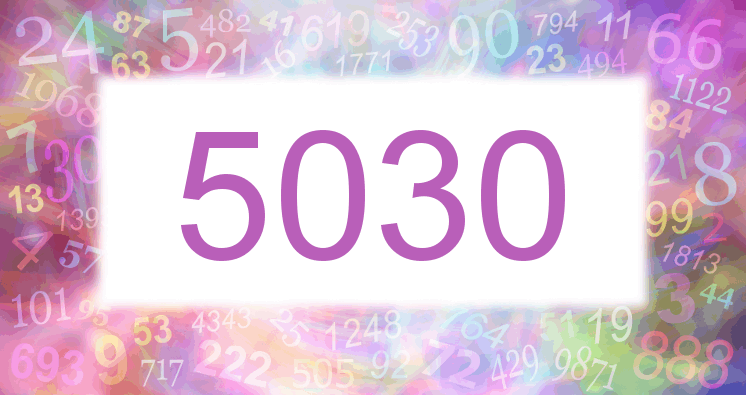 Dreams with a number 5030 pink image