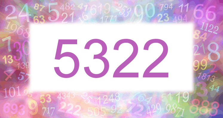 Dreams about number 5322
