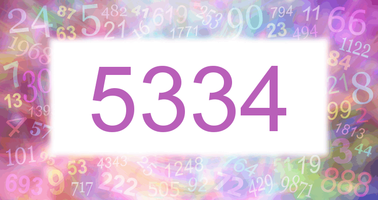 Dreams about number 5334