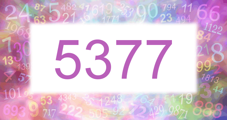 Dreams about number 5377