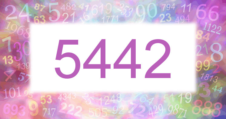 Dreams with a number 5442 pink image