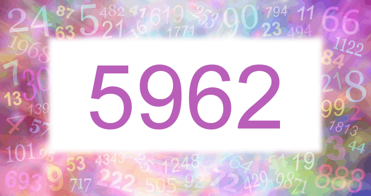 Dreams about number 5962