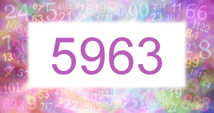 Dreams about number 5963