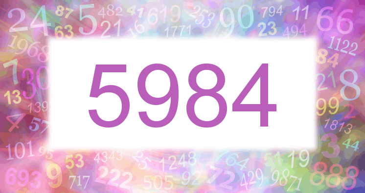 Dreams about number 5984