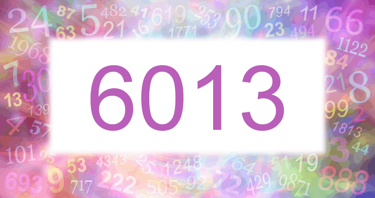 Dreams about number 6013