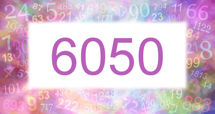 Träume mit einer Nummer 6050 rosa Bild