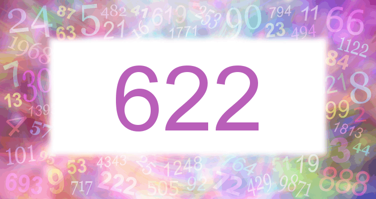 Träume mit einer Nummer 622 rosa Bild