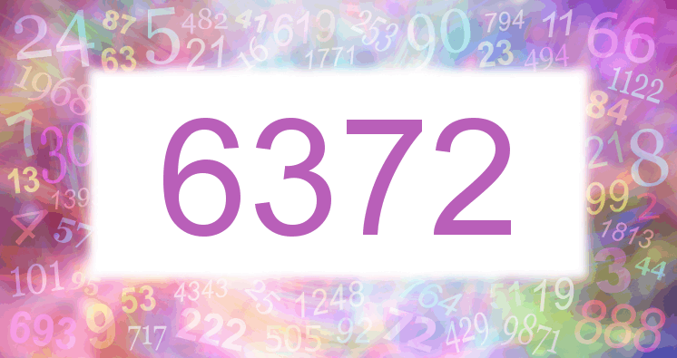 Dreams about number 6372