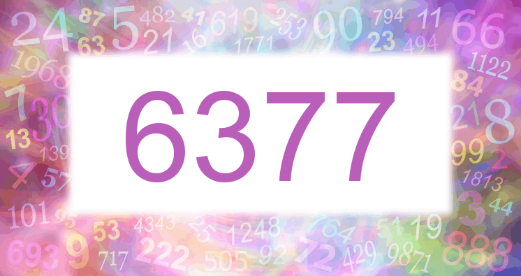 Dreams about number 6377