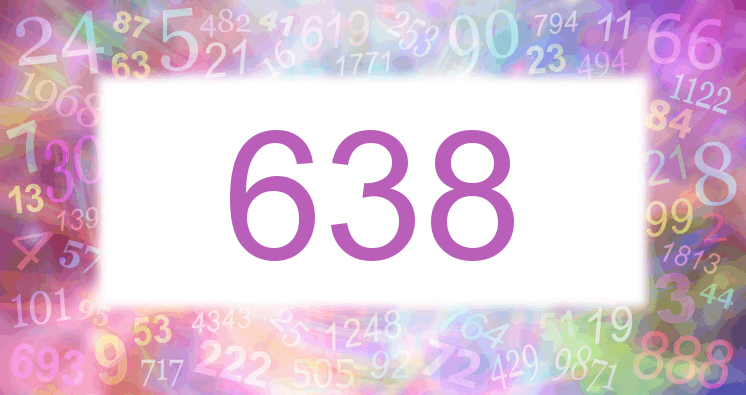 Träume mit einer Nummer 638 rosa Bild