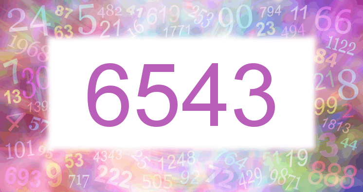 Dreams about number 6543