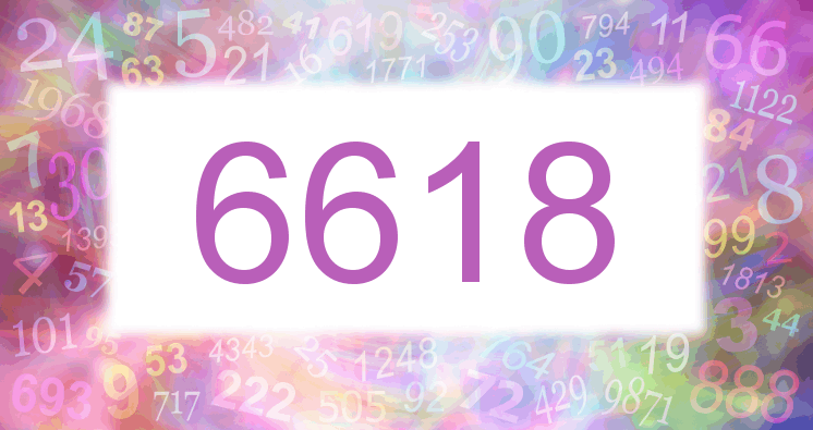 Dreams about number 6618