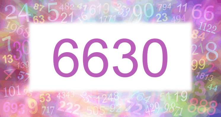 Dreams about number 6630