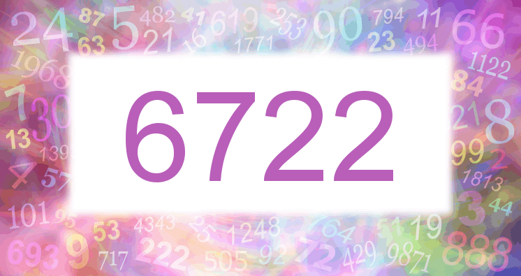 Dreams about number 6722