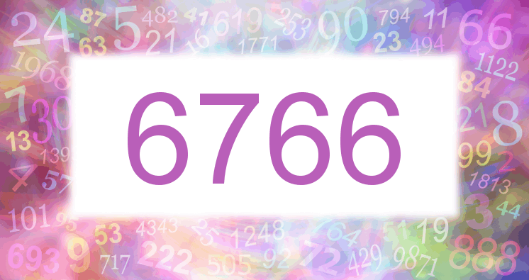 Dreams about number 6766