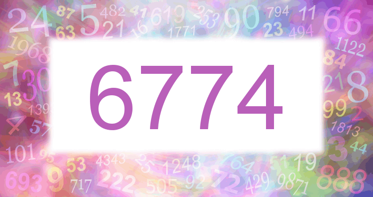 Dreams about number 6774