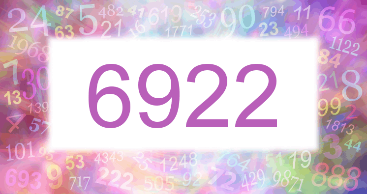 Dreams about number 6922