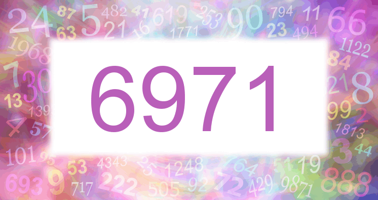 Dreams about number 6971