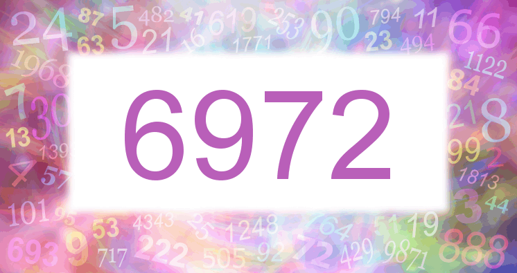 Dreams about number 6972