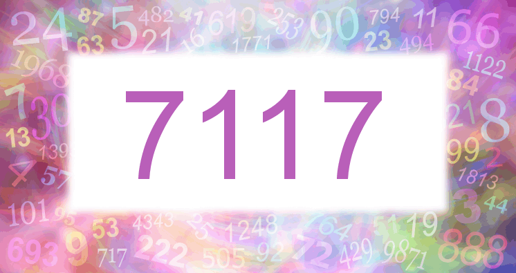 Dreams about number 7117