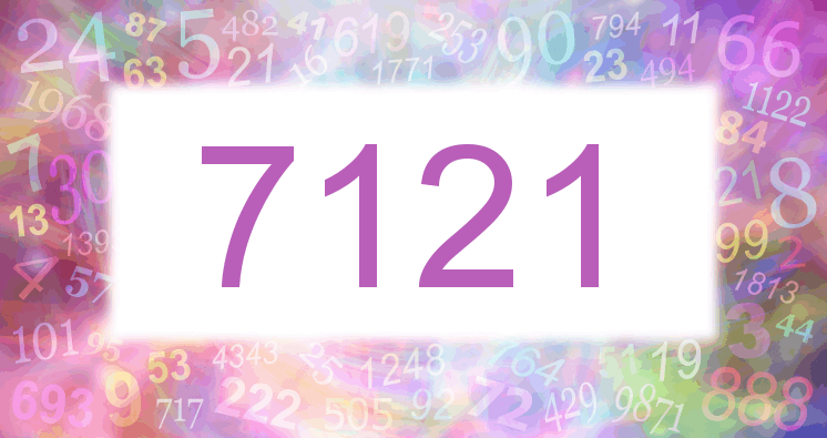 Dreams about number 7121