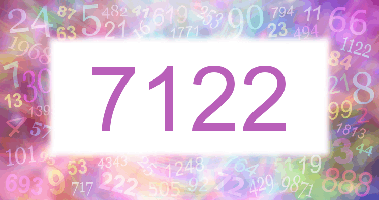 Dreams about number 7122