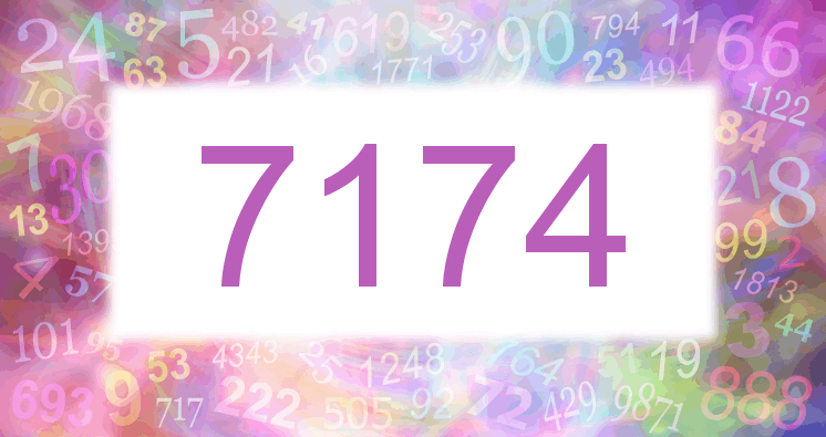 Dreams about number 7174