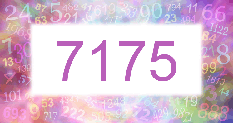 Dreams about number 7175