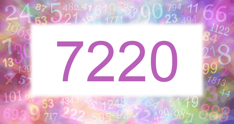 Dreams about number 7220
