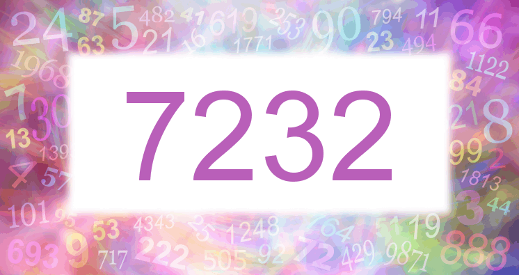 Dreams about number 7232