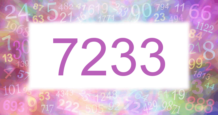 Dreams about number 7233