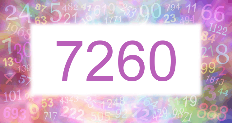 Dreams about number 7260