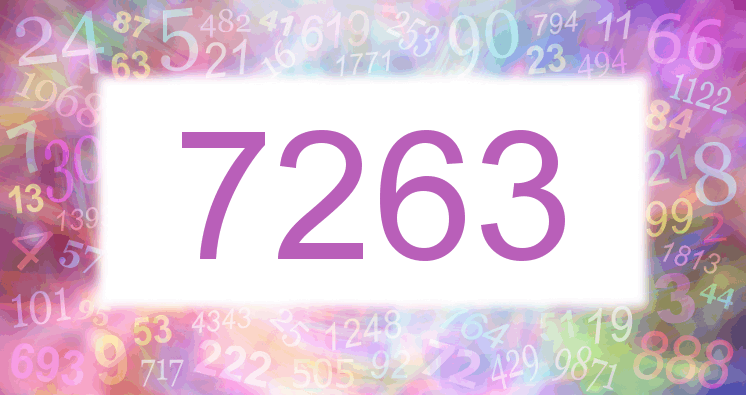 Dreams about number 7263