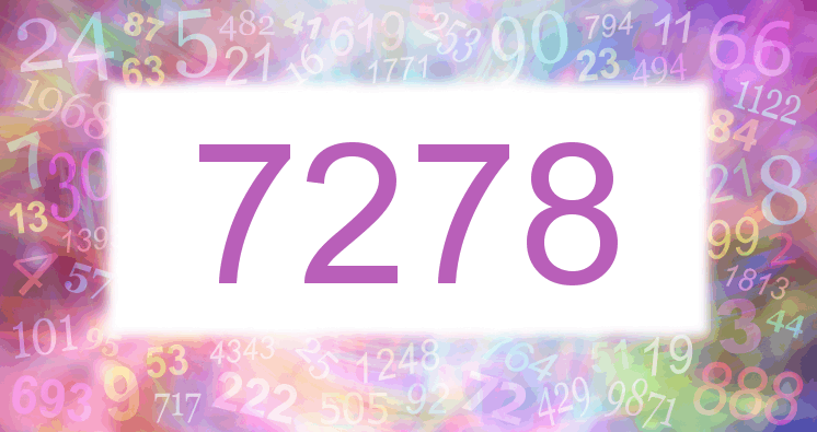 Dreams about number 7278