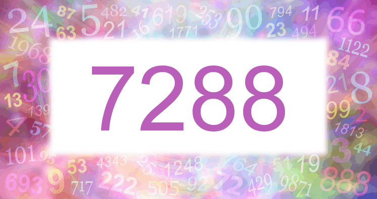 Dreams about number 7288
