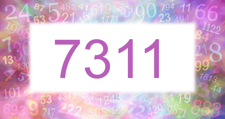 Dreams about number 7311