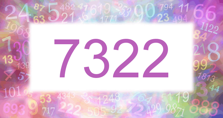 Dreams about number 7322