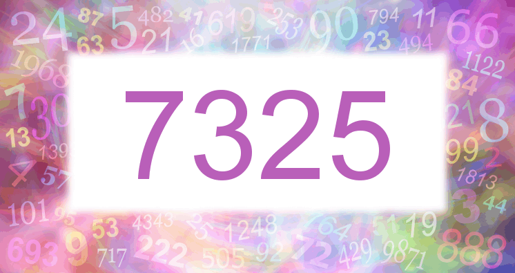 Dreams about number 7325