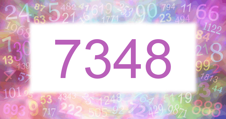 Dreams about number 7348
