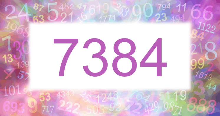 Dreams about number 7384