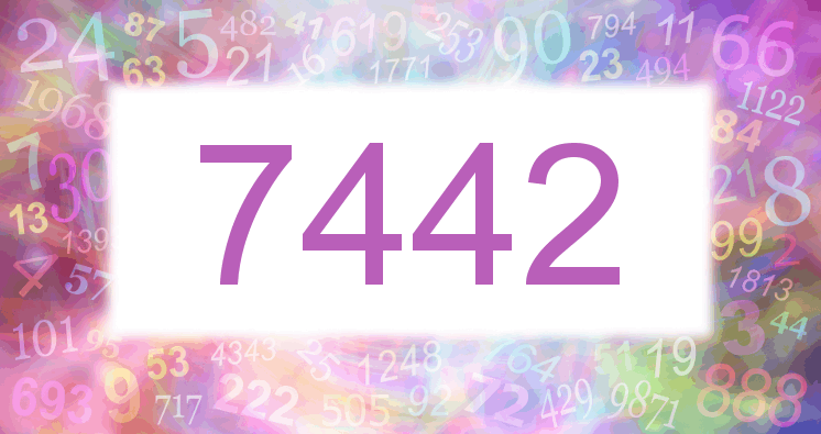 Dreams about number 7442