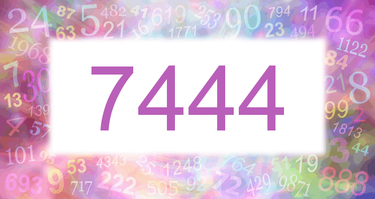 Dreams about number 7444