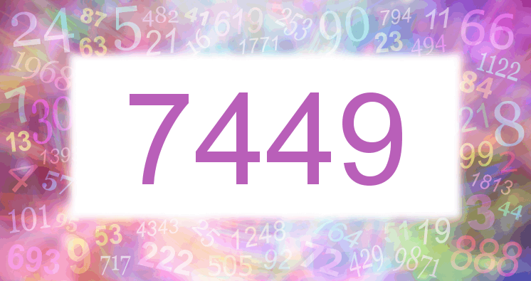 Dreams about number 7449