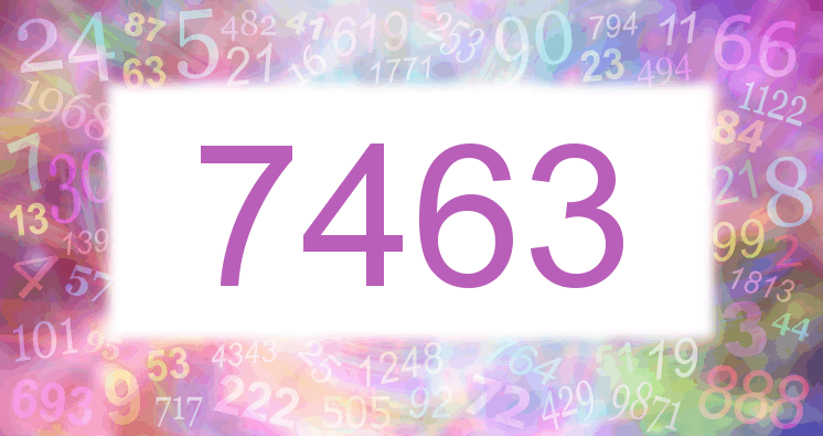 Dreams about number 7463