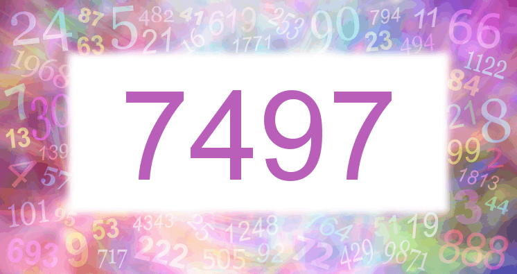 Dreams about number 7497