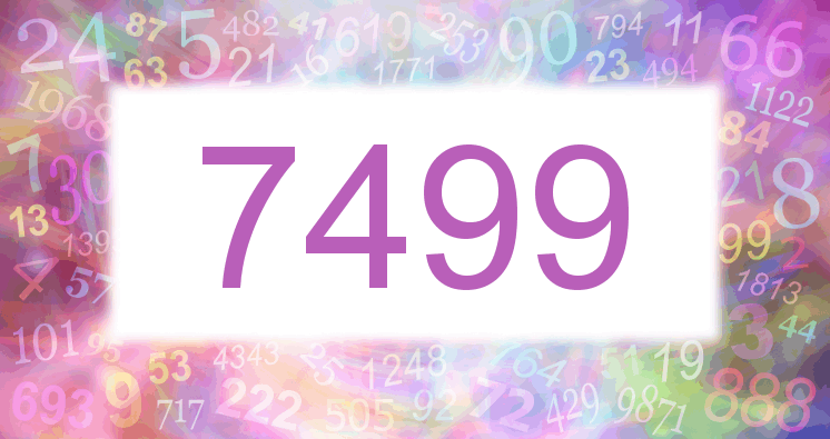Dreams about number 7499