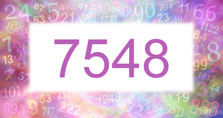 Dreams about number 7548