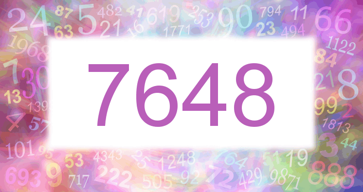 Dreams about number 7648