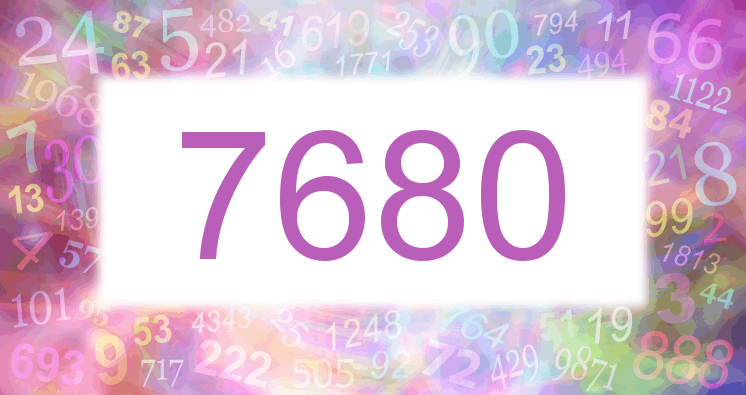 Dreams about number 7680