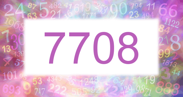 Dreams about number 7708